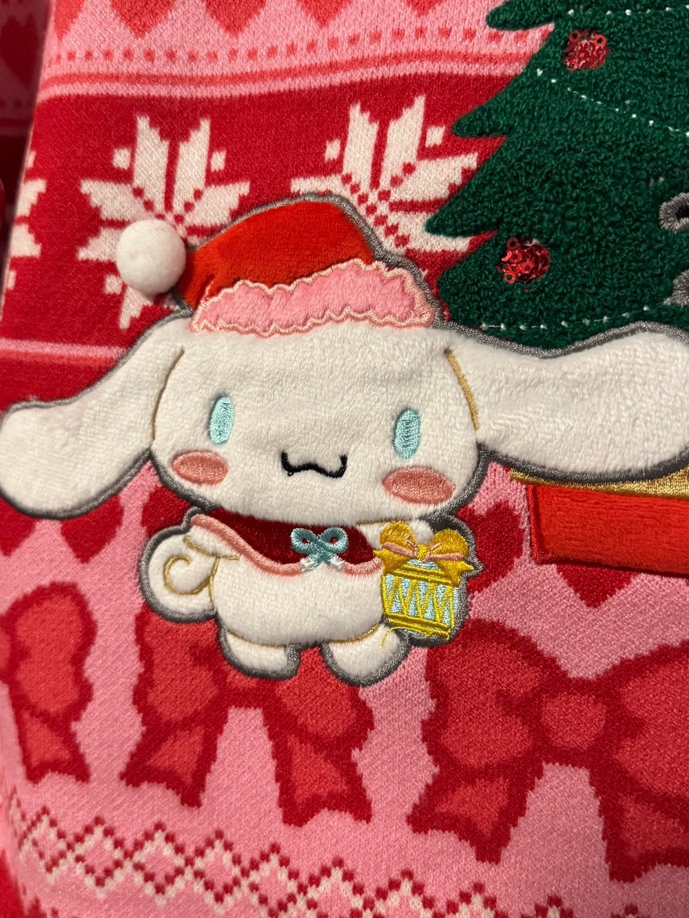 New with Tags Sanrio Hello Kitty & Cinnamoroll Ugly Christmas Sweater - Picture 5 of 9